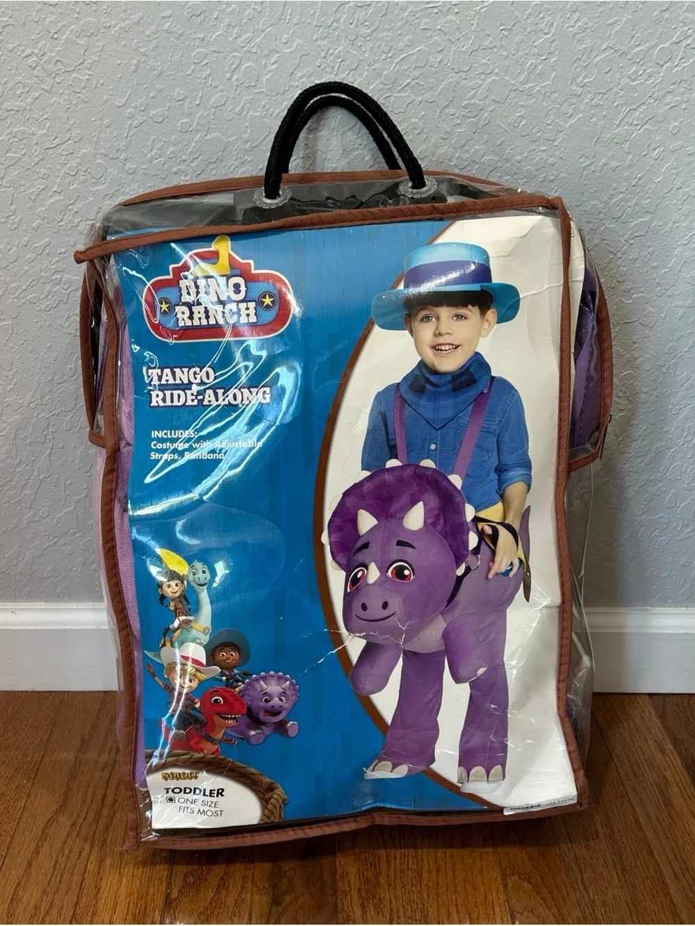 Disney Dino Ranch Tango Ride-Along Dinosaur Costume Toddler One Size Fits Most